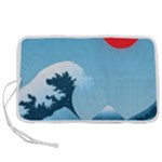 Minimalism Great Wave Off Kanagawa Pen Storage Case (S)