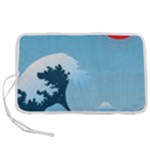 Minimalism Great Wave Off Kanagawa Pen Storage Case (M)