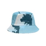 Minimalism Great Wave Off Kanagawa Bucket Hat (Kids)