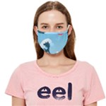 Minimalism Great Wave Off Kanagawa Cloth Face Mask (Adult)