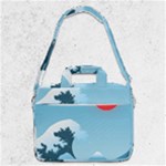 Minimalism Great Wave Off Kanagawa MacBook Pro 13  Shoulder Laptop Bag 