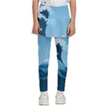 Minimalism Great Wave Off Kanagawa Kids  Skirted Pants