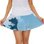 Minimalism Great Wave Off Kanagawa Women s Skort