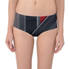 Mid-Waist Bikini Bottoms 