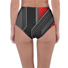 Reversible High-Waist Bikini Bottoms 