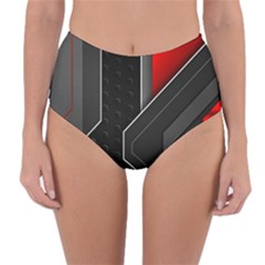 Reversible High-Waist Bikini Bottoms 