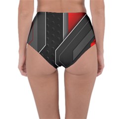 Reversible High-Waist Bikini Bottoms 