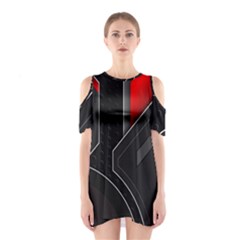 Shoulder Cutout One Piece Dress 