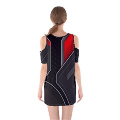 Shoulder Cutout One Piece Dress 