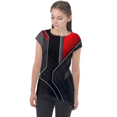 Cap Sleeve High Low Top 