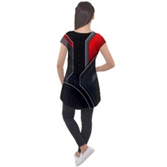 Cap Sleeve High Low Top 