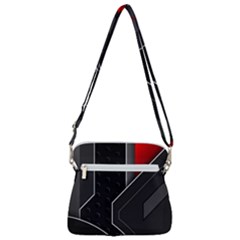 Zipper Messenger Bag 