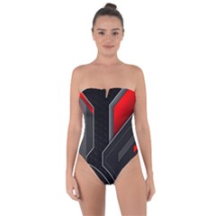 Tie Back One Piece Swimsuit 