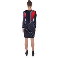 Asymmetric Cut-Out Shift Dress 