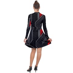 Long Sleeve Panel Dress 