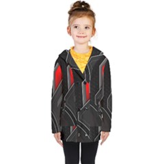 Kids  Double Breasted Button Coat 