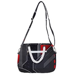 Rope Handles Shoulder Strap Bag 