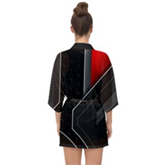 Half Sleeve Chiffon Kimono 