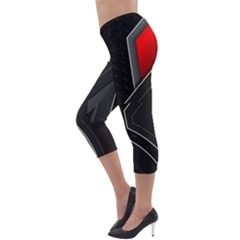 Lightweight Velour Capri Leggings  