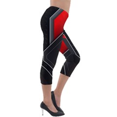 Lightweight Velour Capri Leggings  