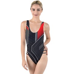 High Leg Strappy Swimsuit 