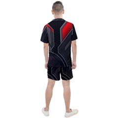 Men s Mesh T-Shirt and Shorts Set 