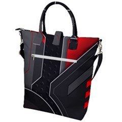 Buckle Top Tote Bag 