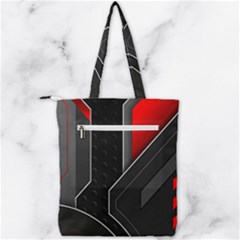 Double Zip Up Tote Bag 