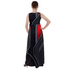 Empire Waist Velour Maxi Dress 