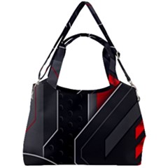 Double Compartment Shoulder Bag 
