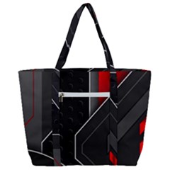 Zip Up Canvas Bag 