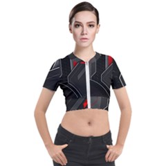 Short Sleeve Cropped Jacket 