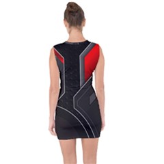 Lace Up Front Bodycon Dress 
