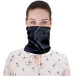 Gamer Tech Black Mesh Red Modern Shape Texture Geometric Pattern Face Covering Bandana (Adult)