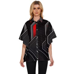 Women s Batwing Button Up Shirt 