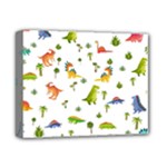 Baby Dino Seamless Pattern Deluxe Canvas 14  x 11  (Stretched)