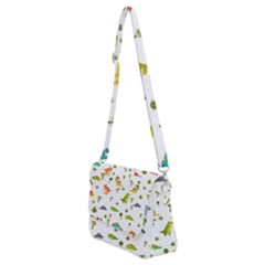 Shoulder Bag with Back Zipper 