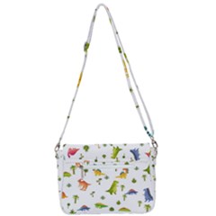 Shoulder Bag with Back Zipper 