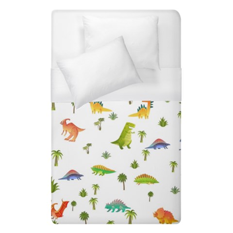 Baby Dino Seamless Pattern Duvet Cover (Single Size) from ArtsNow.com