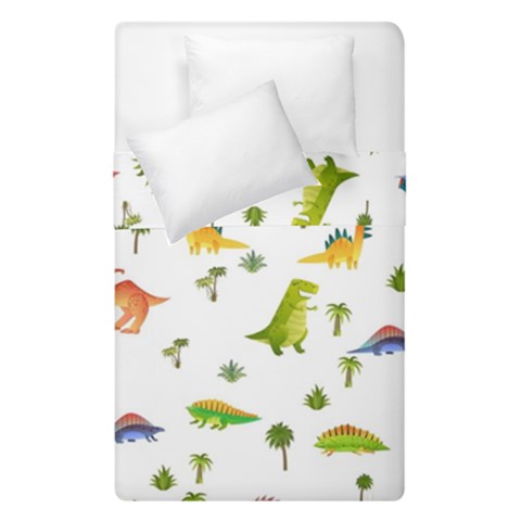 Baby Dino Seamless Pattern Duvet Cover Double Side (Single Size) from ArtsNow.com