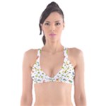 Baby Dino Seamless Pattern Plunge Bikini Top