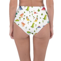 Reversible High-Waist Bikini Bottoms 