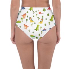 Reversible High-Waist Bikini Bottoms 