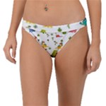 Baby Dino Seamless Pattern Band Bikini Bottoms