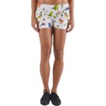 Baby Dino Seamless Pattern Yoga Shorts