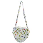 Baby Dino Seamless Pattern Heart Shoulder Bag