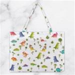 Baby Dino Seamless Pattern Medium Tote Bag