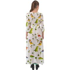 Button Up Boho Maxi Dress 
