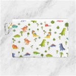 Baby Dino Seamless Pattern Canvas Cosmetic Bag (Large)