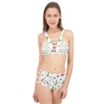 Baby Dino Seamless Pattern Cage Up Bikini Set
